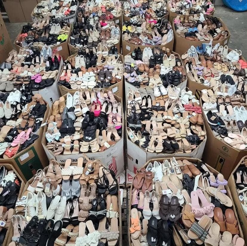 Womens Sandals liquidation pallet — 180 pairs, Grade A